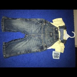 Oshkosh overall & onesie set
